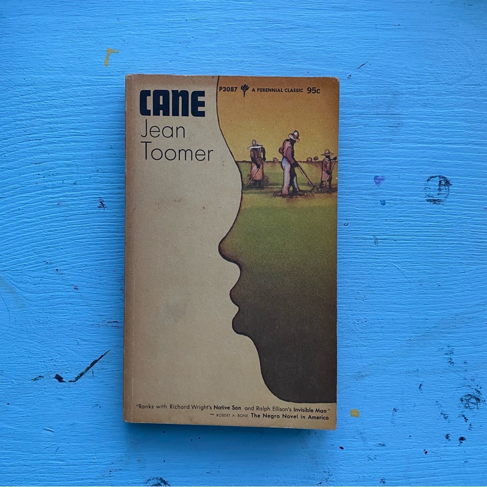60s Vintage Paperback Book: Cane by Jean Toomer